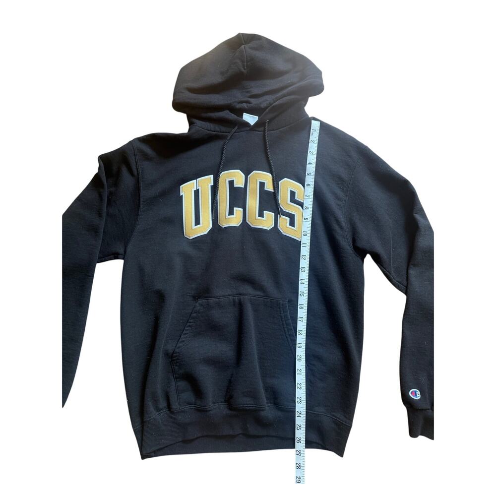 Champion UCCS Black Pull Over Hoodie Size M